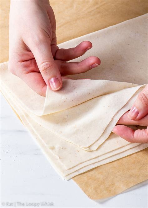 Homemade Gluten Free Filo Pastry (Phyllo Dough) - The Loopy Whisk