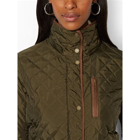 Ladies Quilted Jacket Green at Elmer Pritchard blog