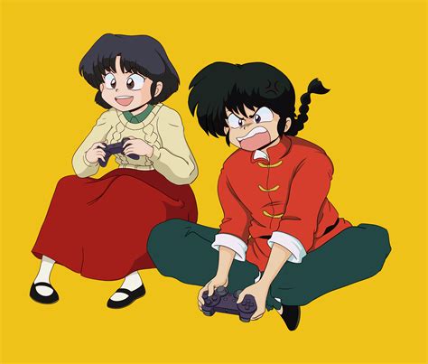 tendou akane and saotome ranma (ranma 1/2) drawn by natfoe | Danbooru