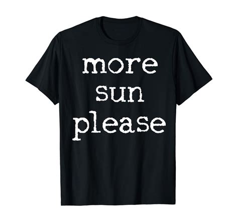 Amazon.com: Sun Summer Sunbath Tanning T-Shirt: Clothing