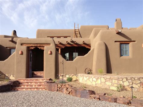 Pueblo Style Stucco Homes