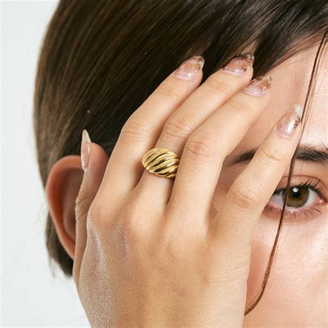 316L melon ring【GOLD】#r81 | CELINA
