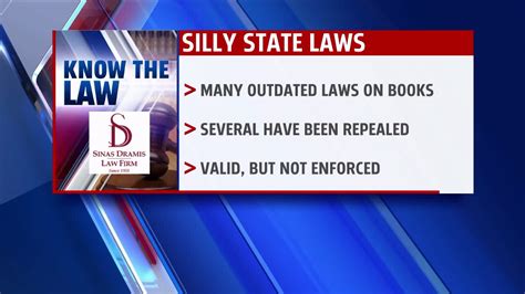 Know the Law – Silly Michigan Laws