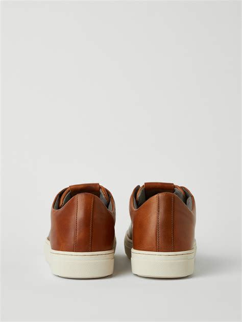 Men's Leather Sneaker Sl100 - Bruin | Björn Borg