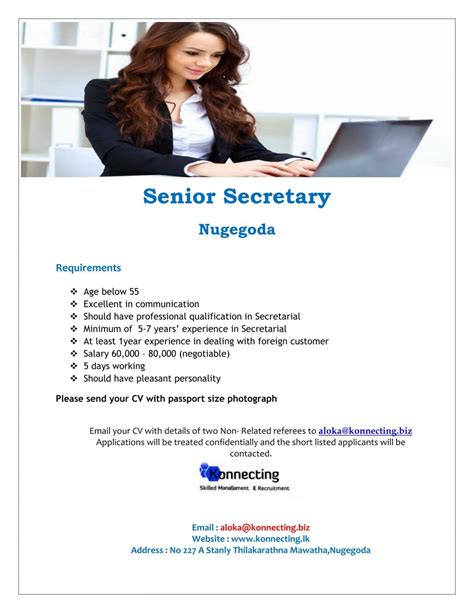 Senior Secretary