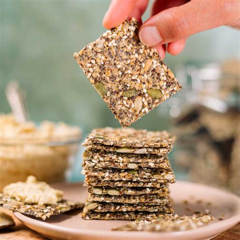 Gluten-Free Seed Cracker Recipe - Simple & Satiating • Tasty Thrifty Timely