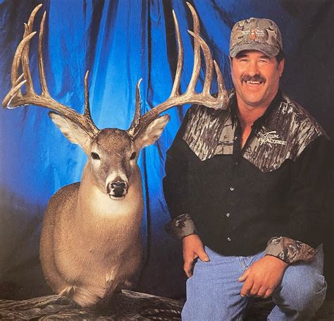 Milo Hanson with his legendary buck. It is extremely rare for a hunter ...
