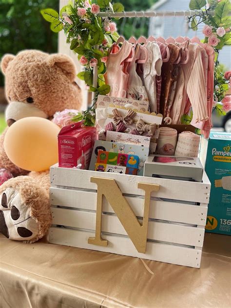 How To Arrange Baby Shower Gift Basket at Erik Harris blog