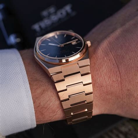 Neue Uhr: Tissot PRX Powermatic 80 40mm - Rosegold PVD