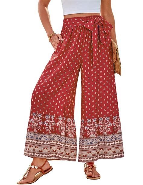 GRACE KARIN Women’s 2025 Summer Wide Leg Palazzo Pants Elastic High ...