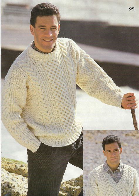Mens Aran Knitting Patterns Free at Sandra Moody blog