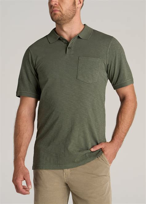 Men's Tall Polo Shirts | Long Polo Shirt | American Tall