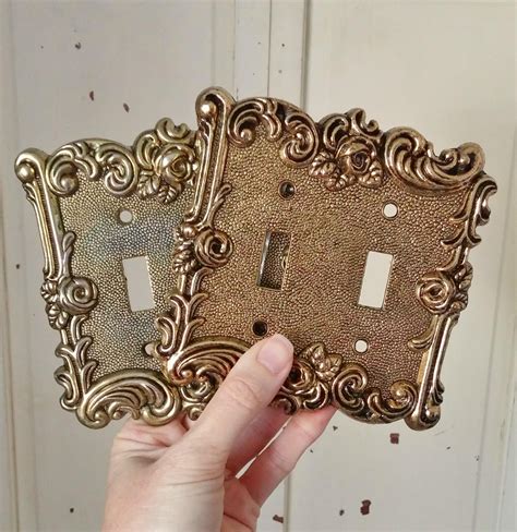 Engraved Light Switch Covers Covers Switchplates Solid Michelia Antique ...