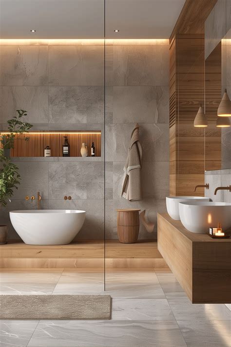 20 Master Bath Wet Room Ideas