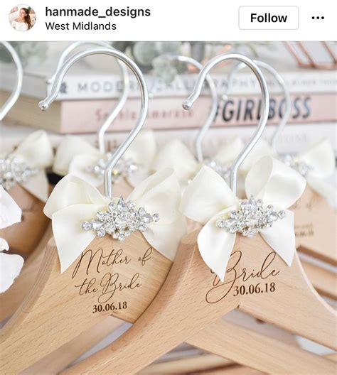 Personalized Bride Hanger with Wedding Date Tags
