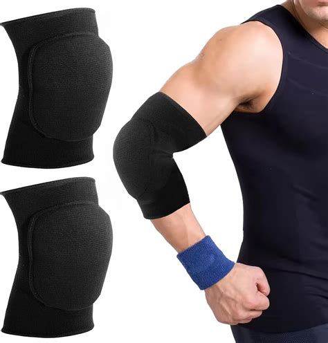 Amazon.com: Volleyball Elbow Pads & Tandem Elbow-Pads Volleyball, Black ...