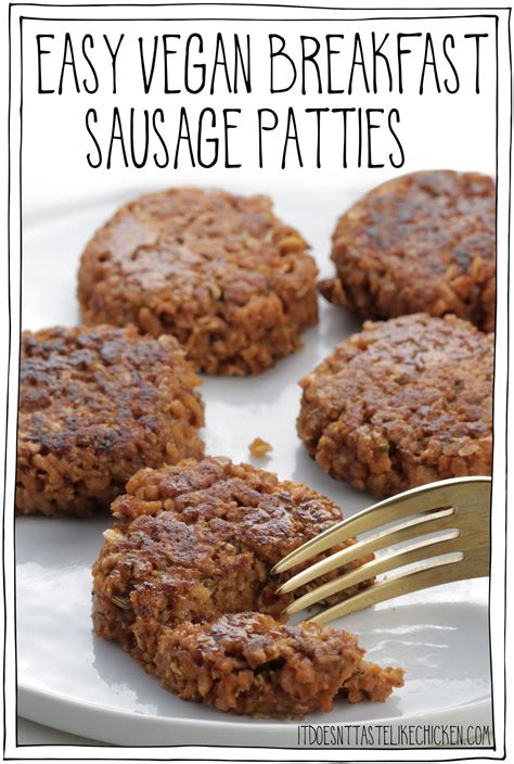 Easy Vegan Breakfast Sausage Patties | Recipe Cart | Recipe Cart