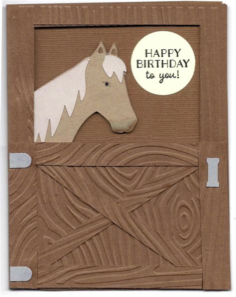 Pin by annie stagliano on cheval | Horse cards, Happy birthday cards ...