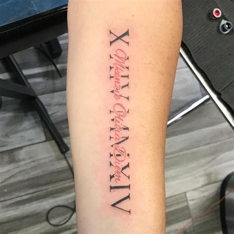 1997 Roman Numerals Tattoo Design - Design Talk