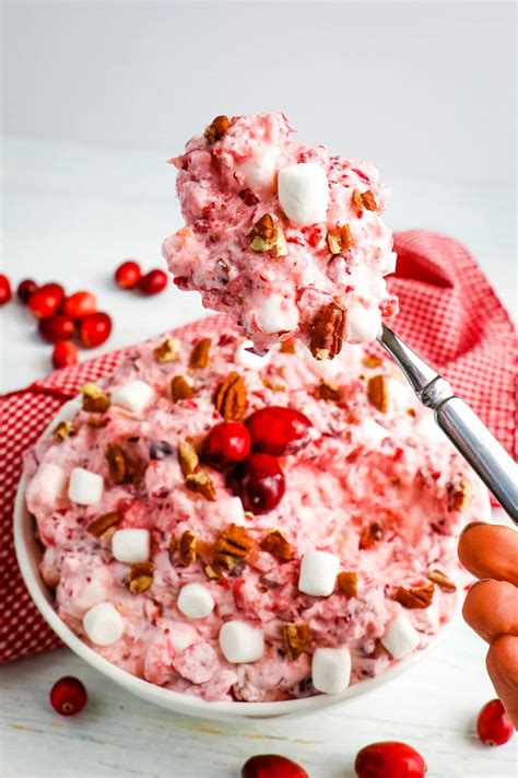 Cranberry Fluff Salad | EASY 6-Ingredient Cranberry Fluff Recipe!