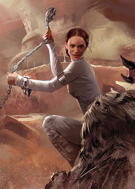 'Queen Padmé Amidala' Poster, picture, metal print, paint by Star Wars ...