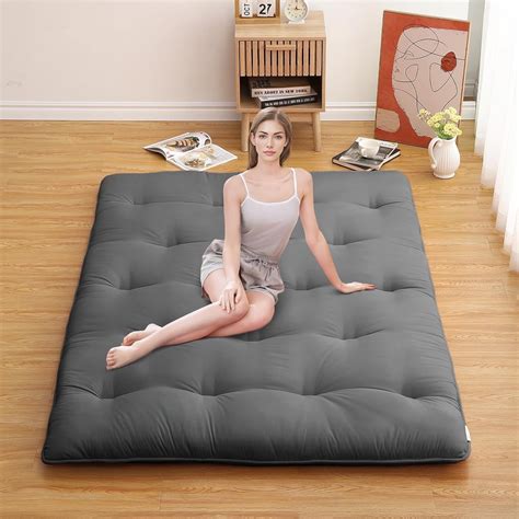 Twin Size Japanese Floor Mattress Futon Mattress,4'' Thicken Daybed ...