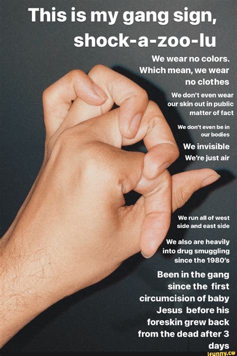 West Side Gang Sign Meaning