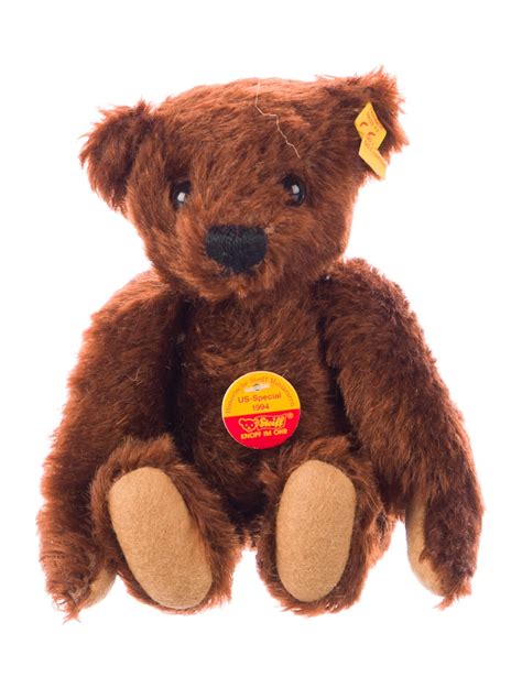Steiff Original Teddy Bear Miniature Plush - Brown Kids Decor ...