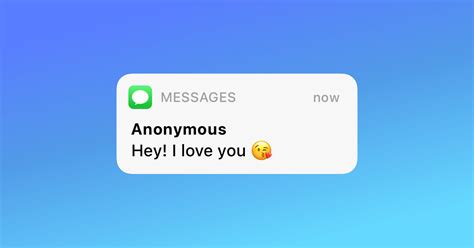 How do I send an Anonymous Text?