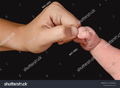 Newborn Babys Arm Clenched Fist Bumps Stock Photo 2189946081 | Shutterstock