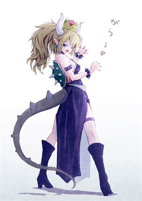 bowsette (mario and 1 more) drawn by satyuas | Danbooru