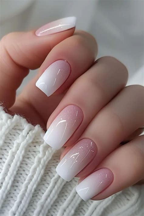 Top 40 Frombre French Manicure Ombre Nail Designs Trending Right Now ...