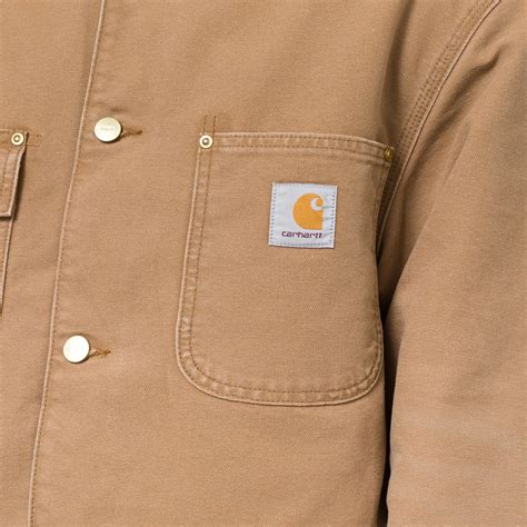 Carhartt WIP OG Chore Coat Hamilton Brown Tobacco Stone Canvas