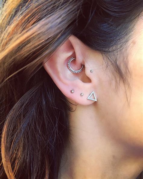4 Ear Piercings