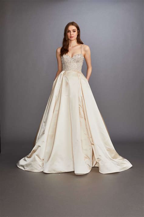 Pink Lazaro Wedding Dress