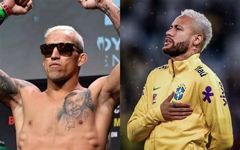 How tall is Charles Oliveira compared to Neymar Jr?
