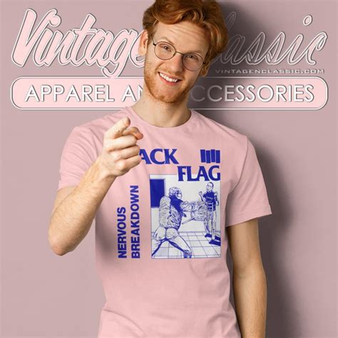 Black Flag Shirt Nervous Breakdown - Vintagenclassic Tee