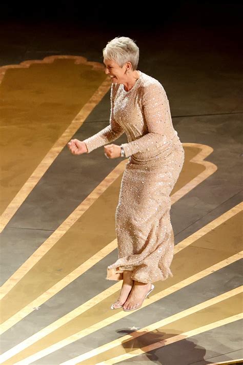 Jamie Lee Curtis's feet