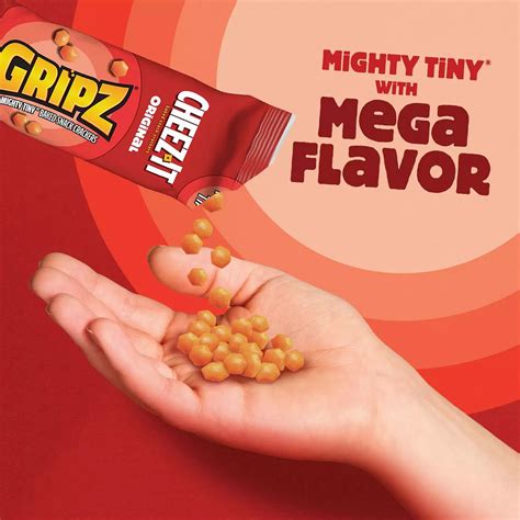Cheez-It Gripz Original Tiny Baked Snack Cheese Crackers, 10.8 oz ...