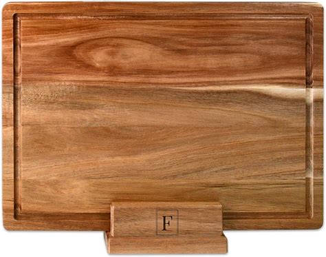 Amazon.com: Large Acacia Wood Cutting Board – 16"x12" Wooden ...