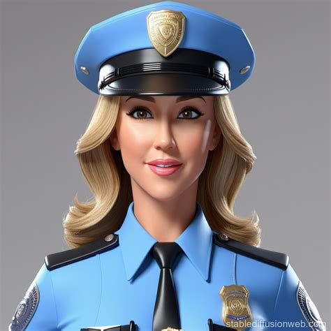 Brandi Love's Hypothetical Police Role | Stable Diffusion Online