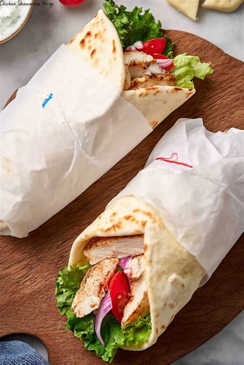 Chicken Shawarma Wrap | RecipeCoo