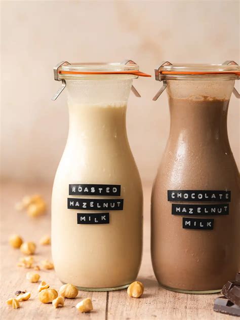 Hazelnut Milk - 2 Ways - Addicted to Dates