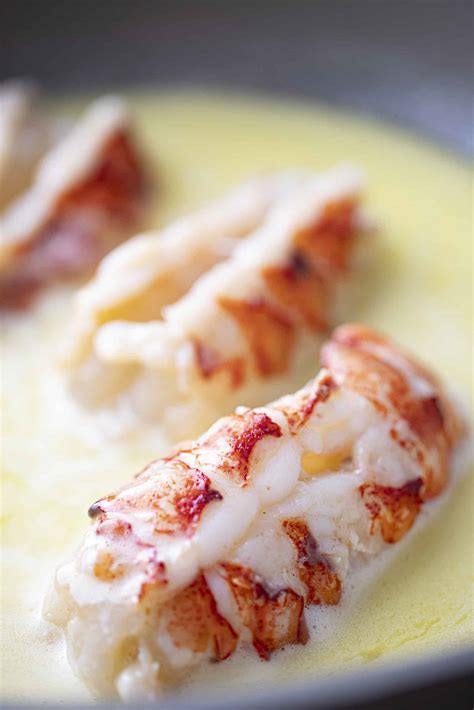 How to Make My Easy Butter Poached Lobster Tail Recipe - Seasoned and ...