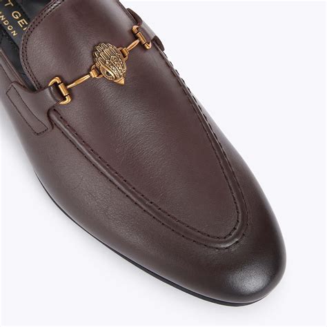 ALISTAIR Brown Leather Loafer by KURT GEIGER LONDON