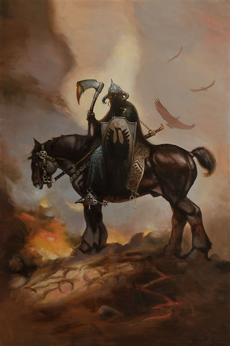 ArtStation - Frank Frazetta Death Dealer Master Study