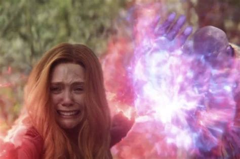 Elizabeth Olsen finds it 'embarrassing' filming Marvel scenes