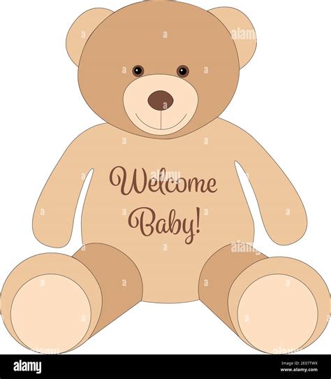 Welcome baby teddy bear Stock Vector Image & Art - Alamy