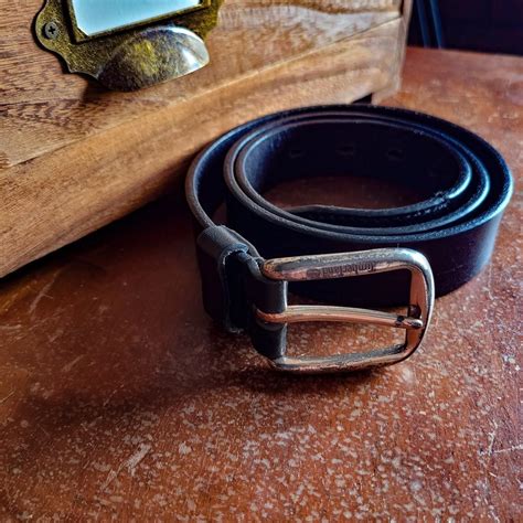 Timberland Men's Black Belt | Depop