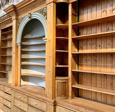 19th Century Pine Pharmacy Cabinet For Sale at 1stDibs